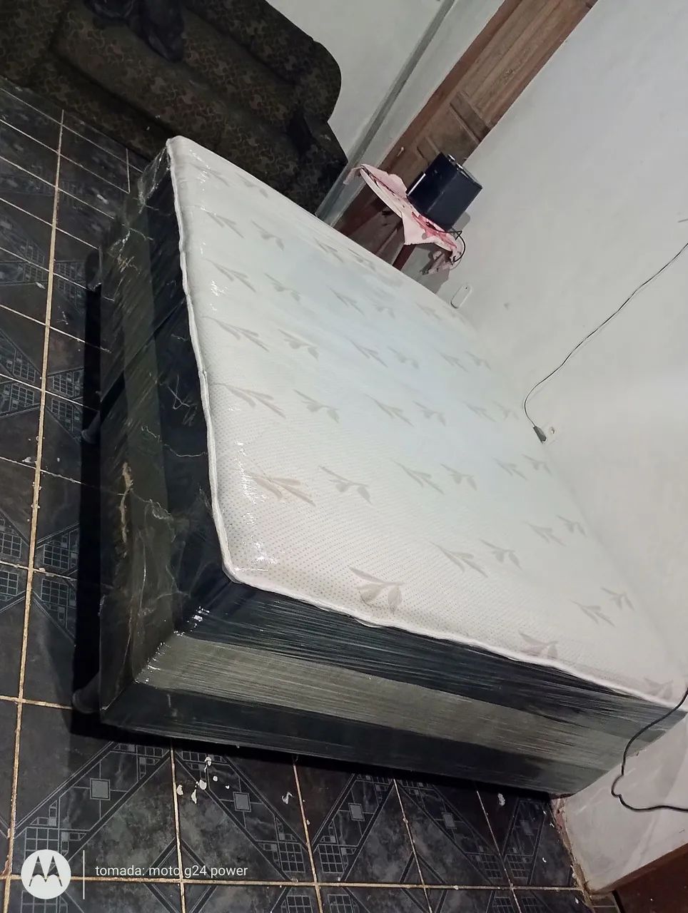 Cama Queen Size De Molas Ensacadas Higenizada  - Foto 4