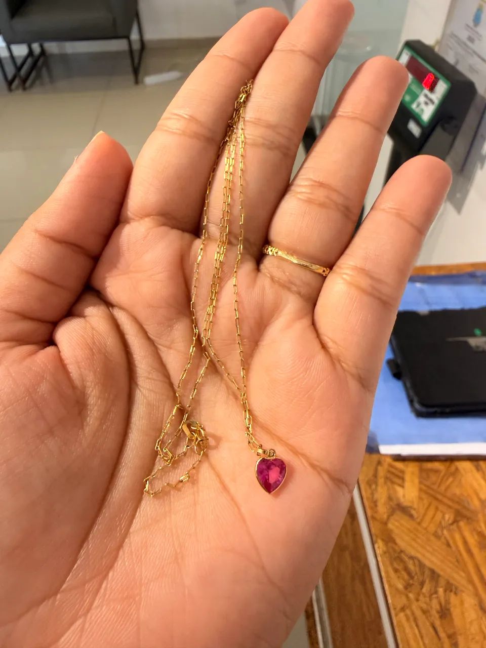 Vendo cordão e brinco de ouro. - Foto 2