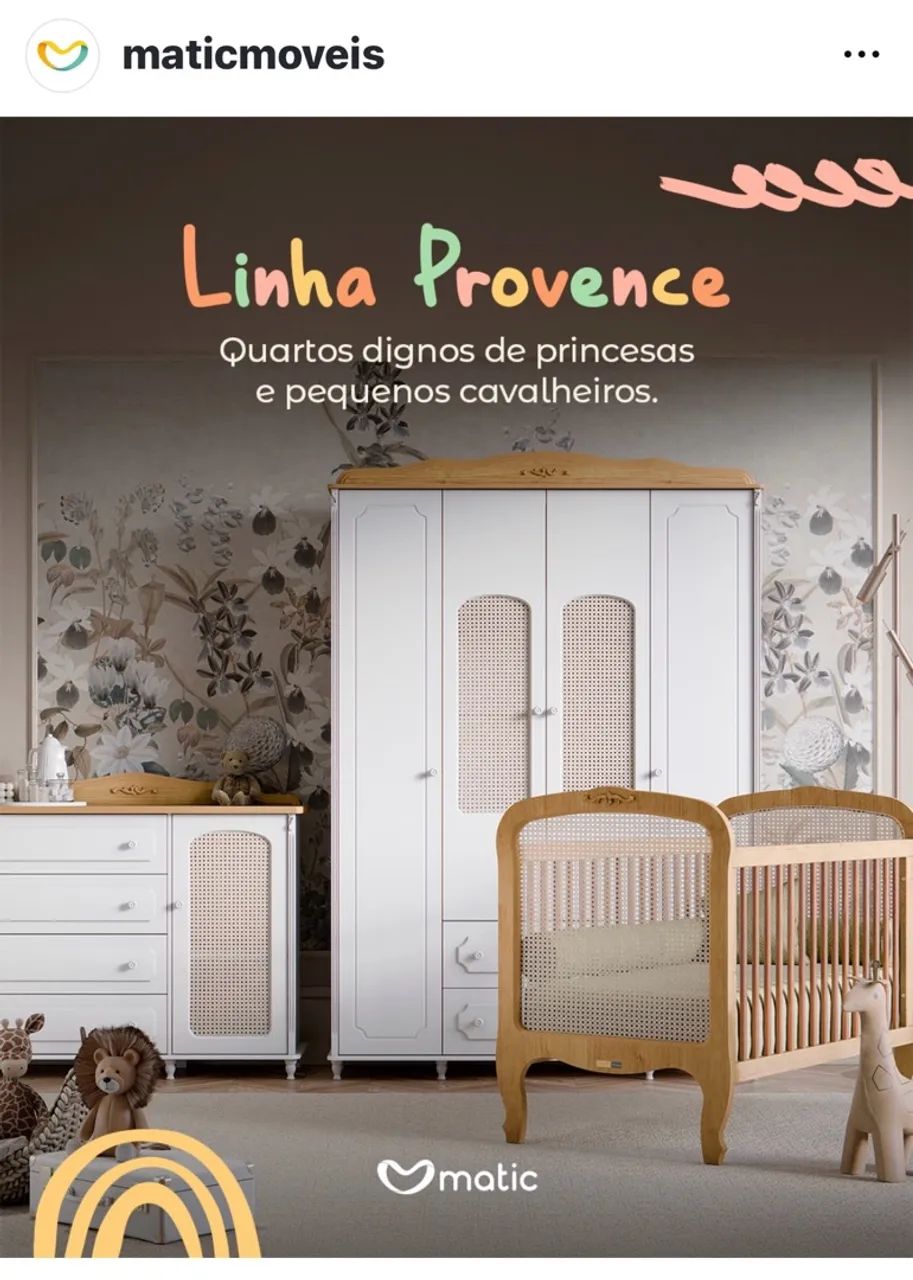 BERÇO PROVENCE PALHA MATIC - Foto 5