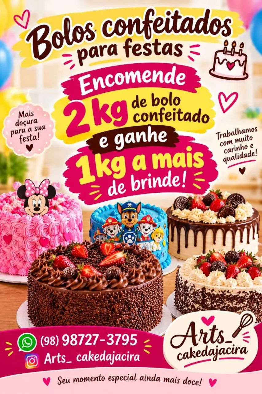Encomenda seu Bolo
