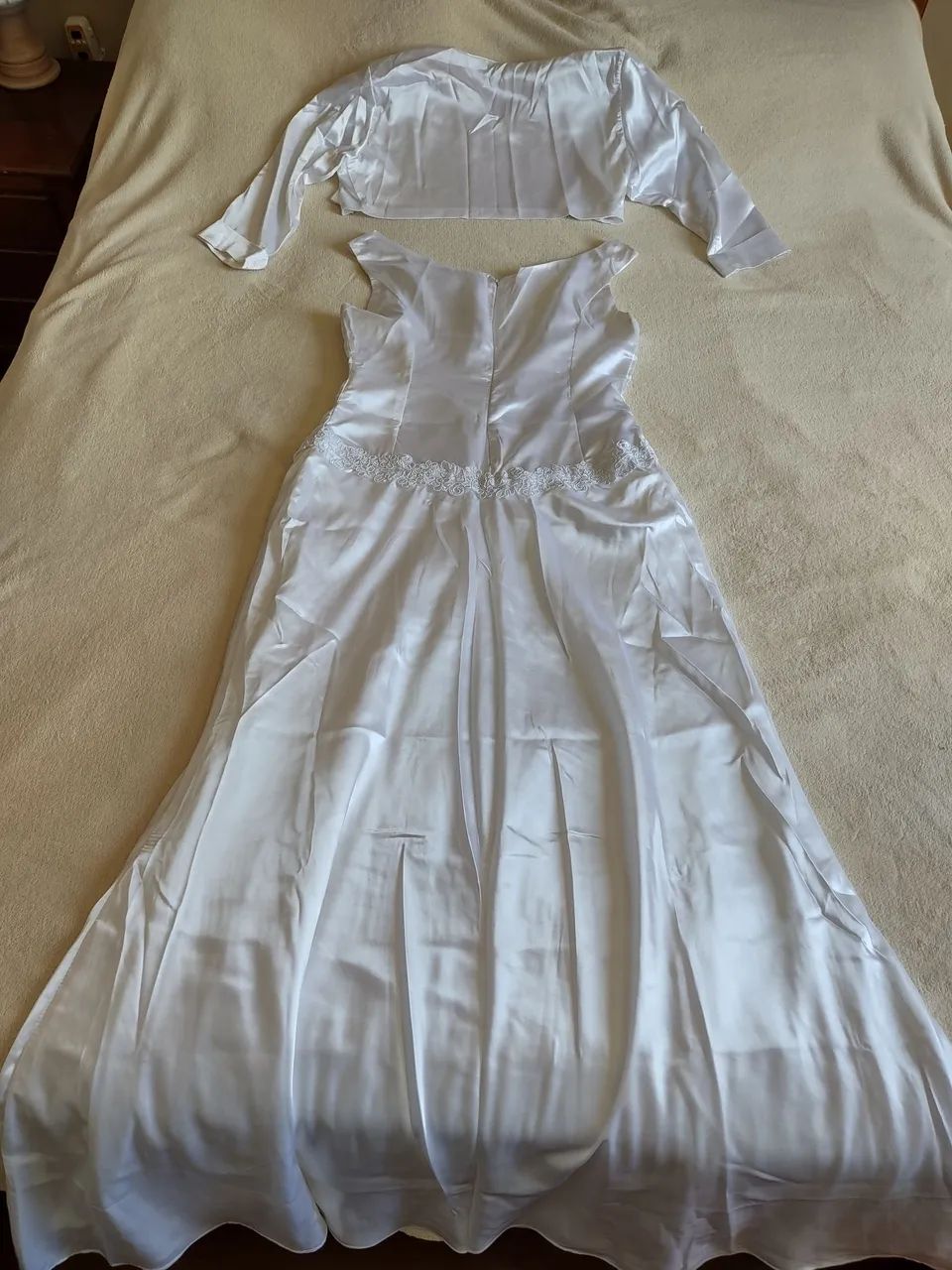 Vestido de noiva cetim - Foto 2