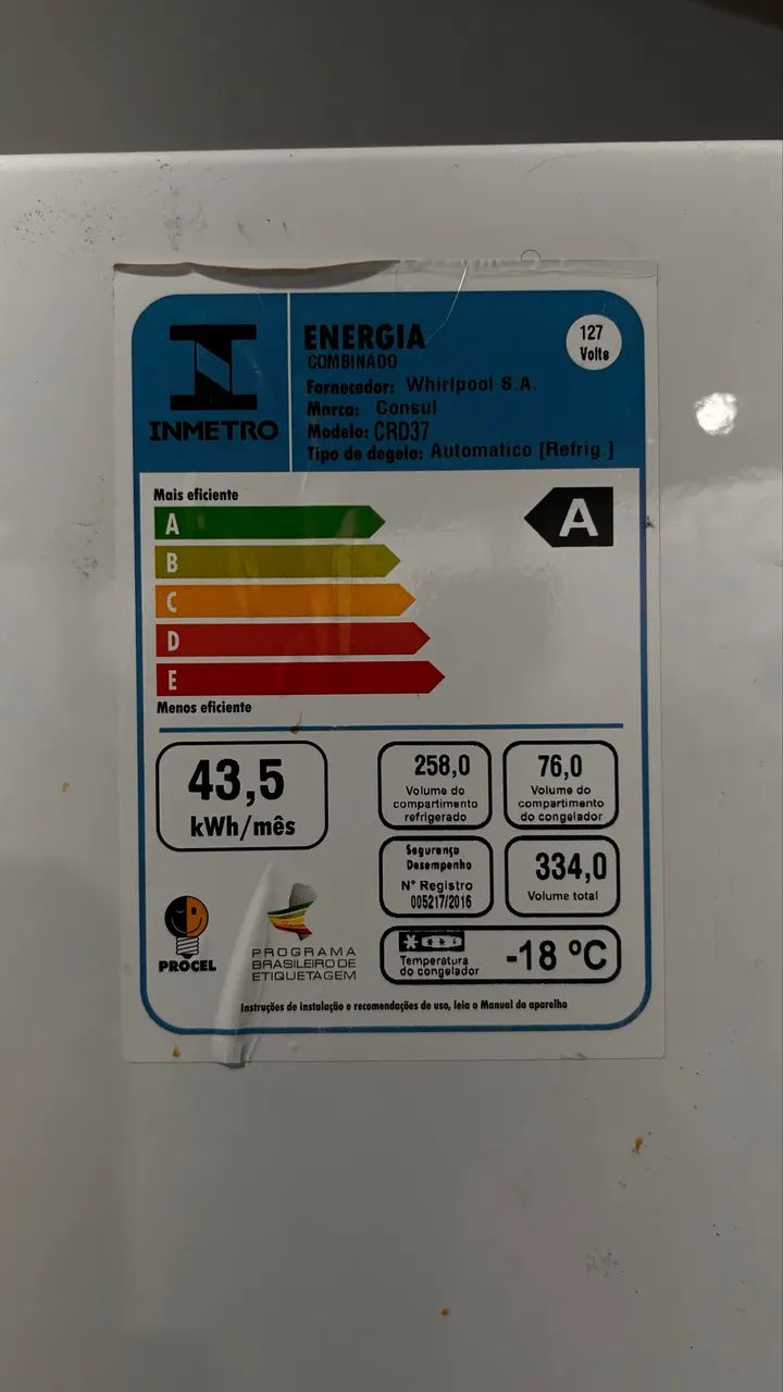 Geladeira Consul 258L ( com problema ) - Foto 4