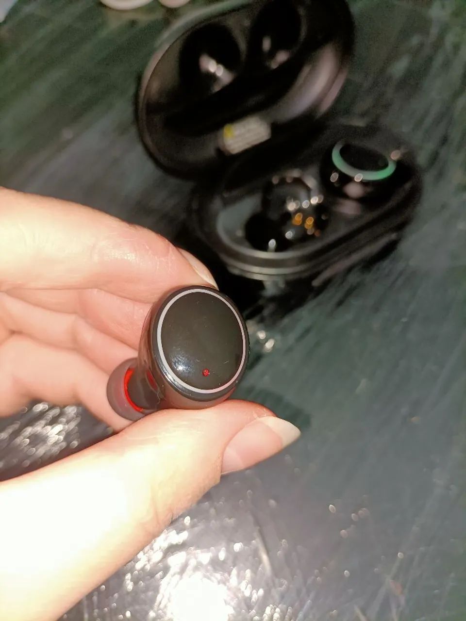 Fone de ouvido bluetooth sem fio com cabo - Foto 4