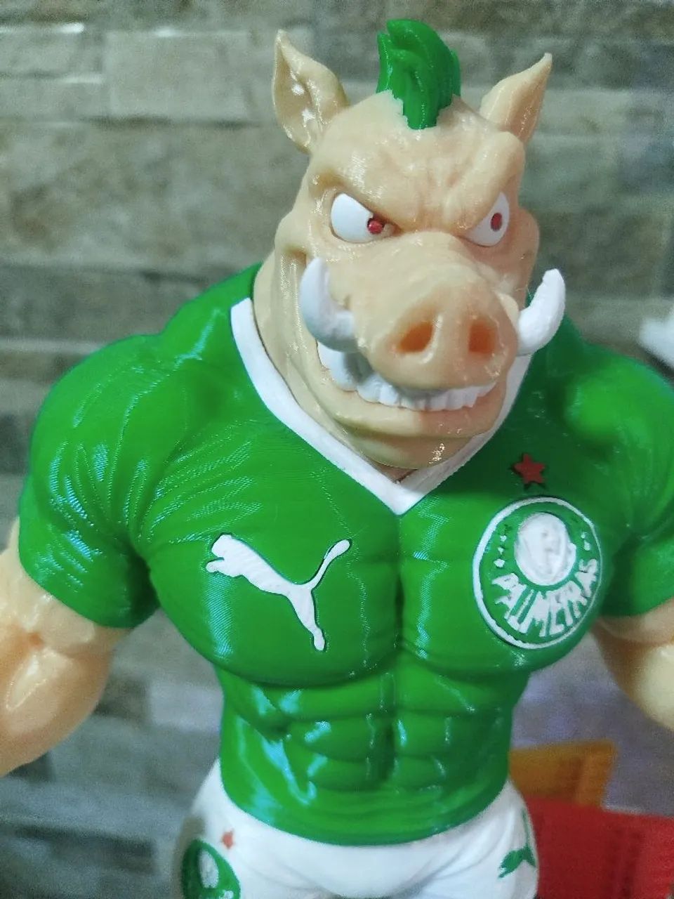 Mascote do Palmeiras Porco 26 cm.chuteira preta, vermelho ou dourada  - Foto 5