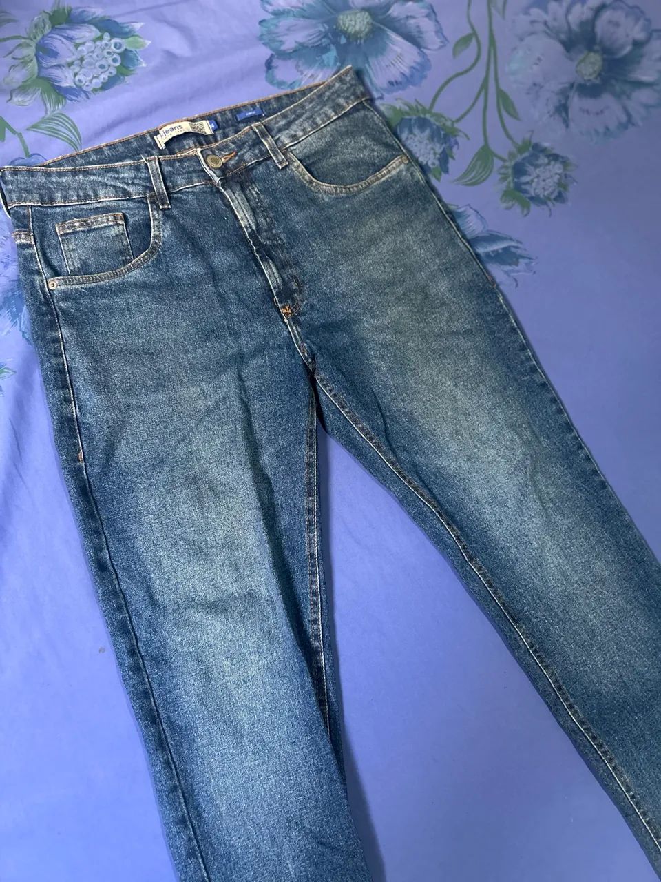 Calça Jeans Azul 44 - Foto 3