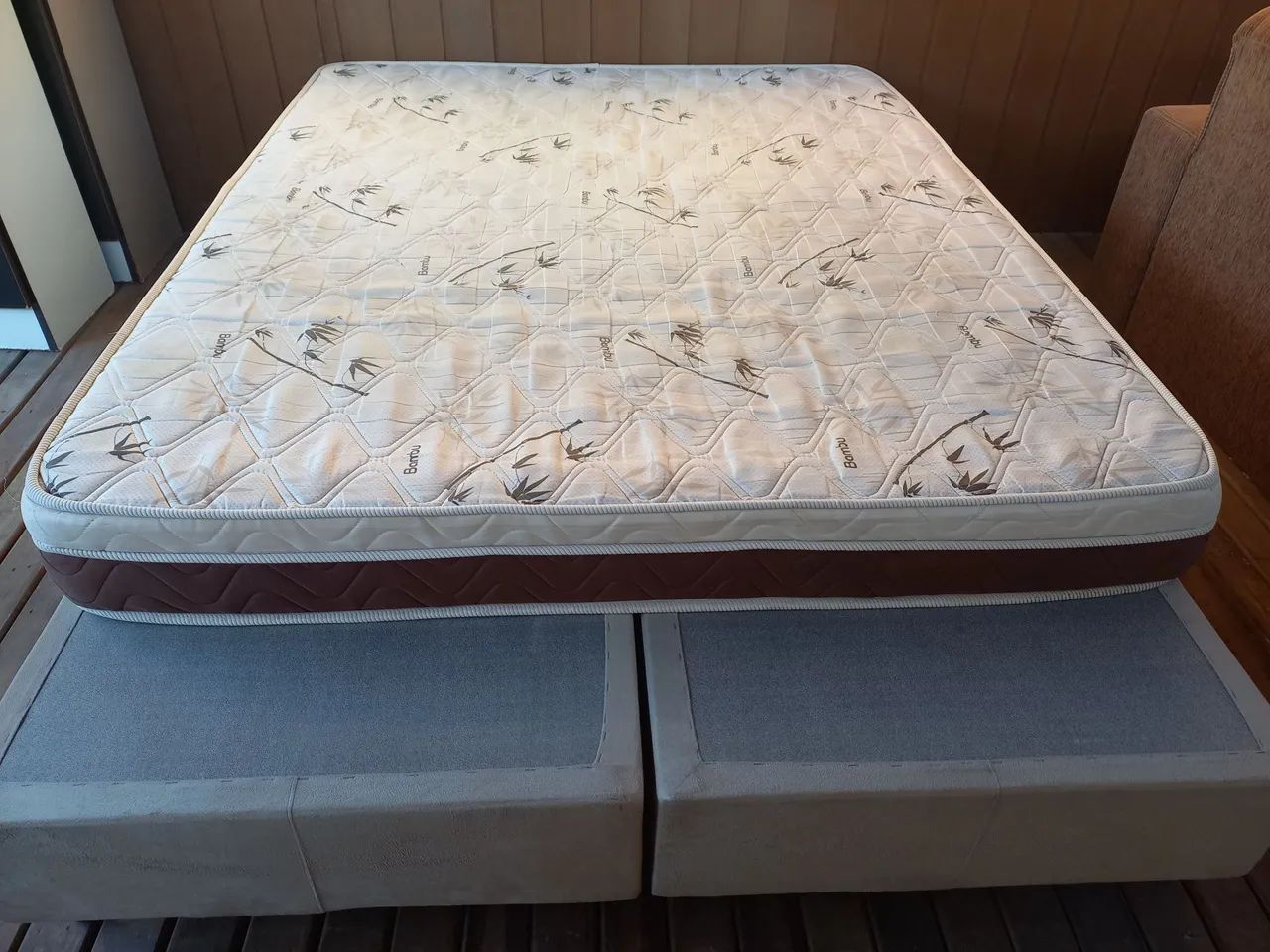 Vendo cama box Queen size