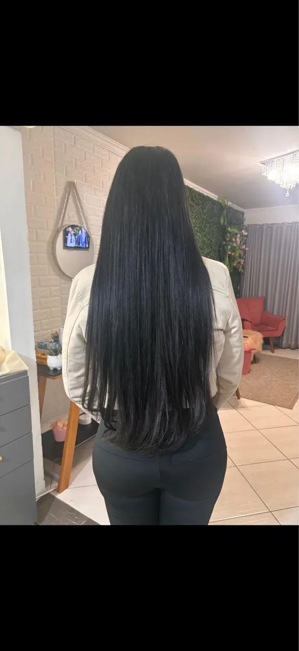 Mega Hair humano cabelo do Sul 75 cm - Foto 2