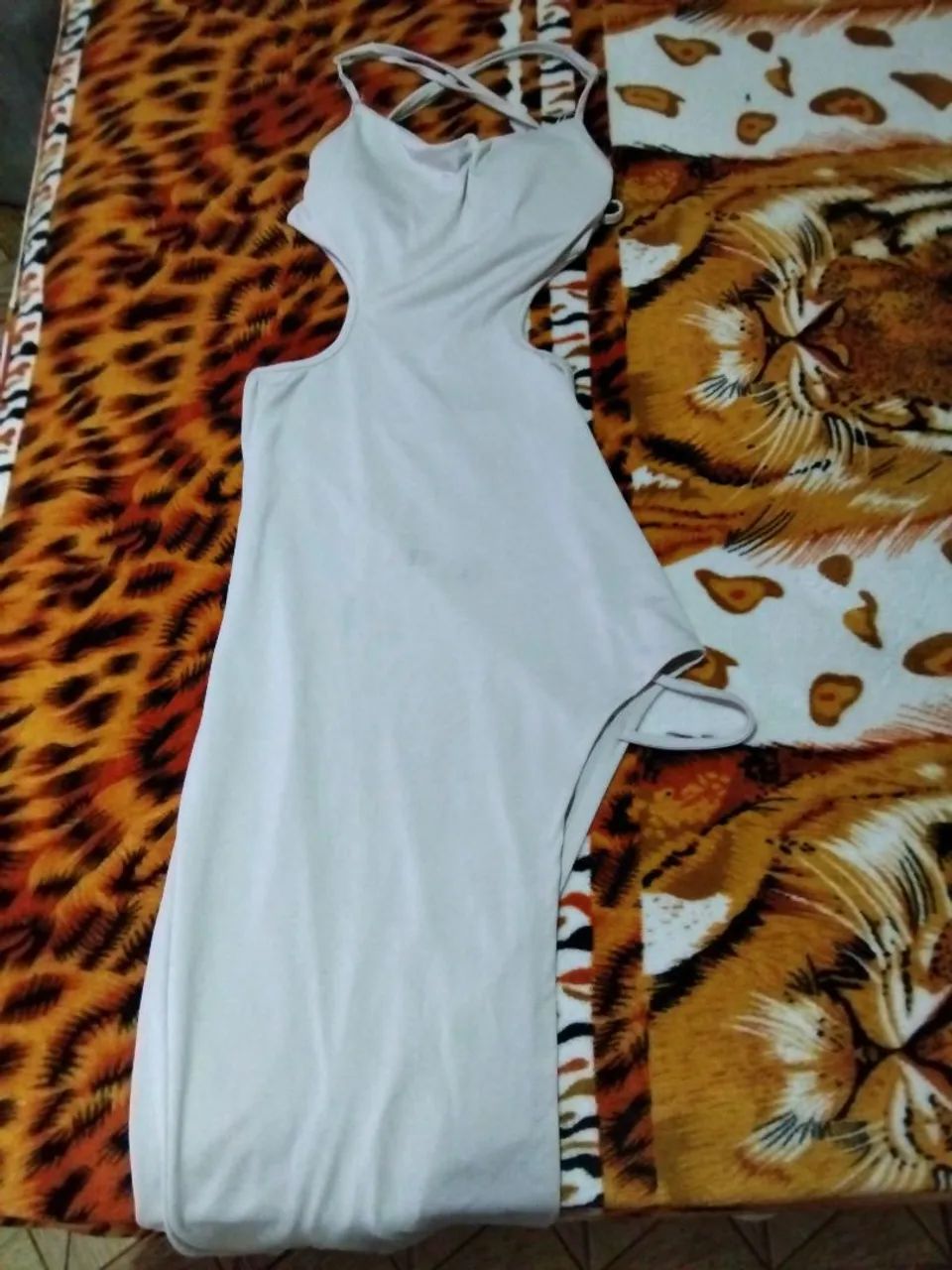 Vestido mid branco 