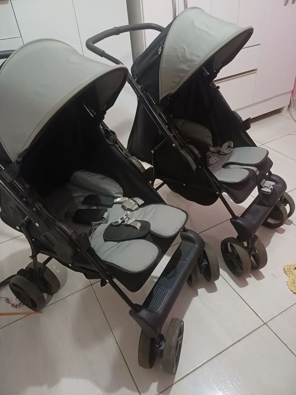 Carrinho de bebê gêmeos ou individual  - Foto 4