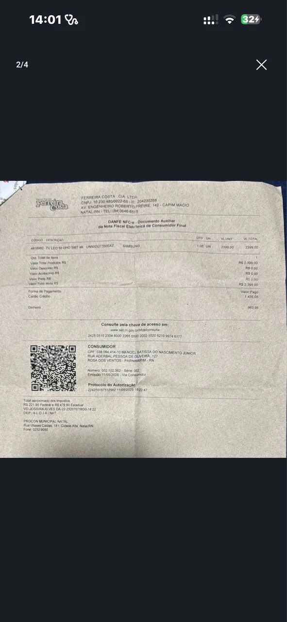 Vendo TV Samsung 50 polegadas 4k422080271720140802