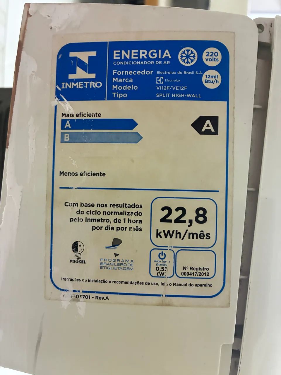 Ar condicionado split Electrolux Eco Turbo  - Foto 4