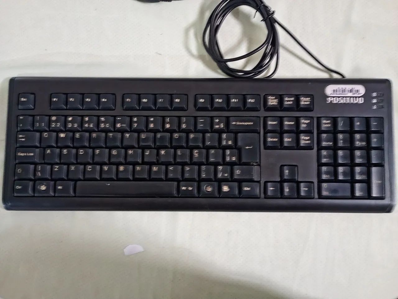 Teclado Para PC Positivo USB Antigo Funcionando