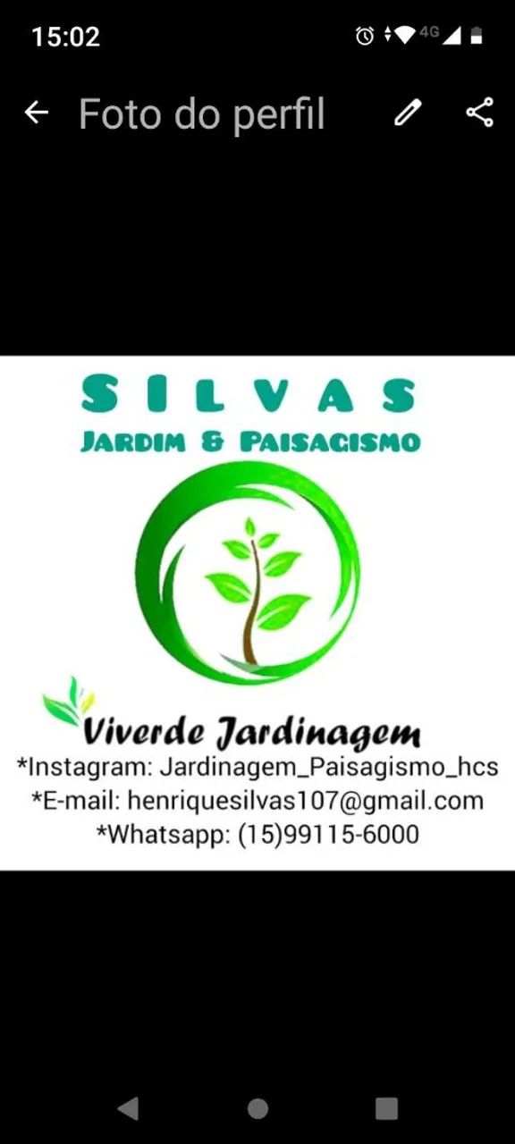 Serviço de jardinagem e paisagismo.