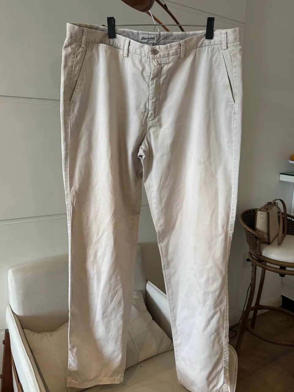 Calça brooksfield 54 100% algodão 