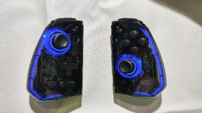 Controle Joypad Nintendo Switch/Switch Oled IINE Elite V2 Transparente