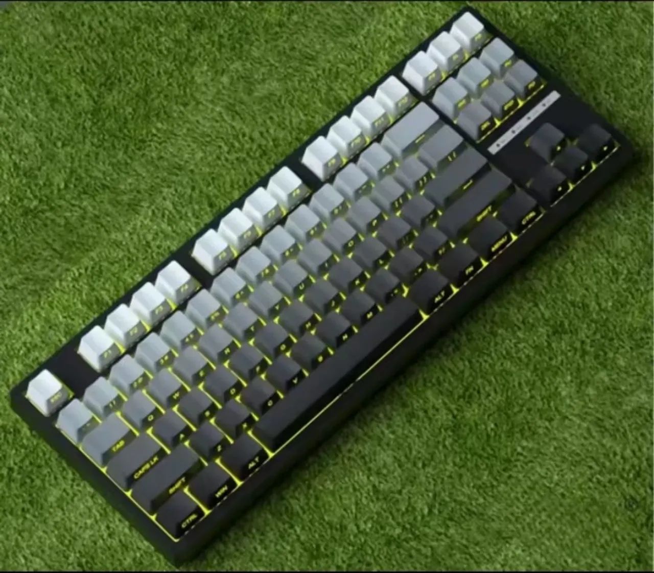 KIT 133 KEYCAPS POLAR DAY GRADIENTE PBT DOUBLE SHOT - Foto 3