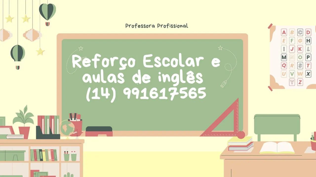 Reforço Escolar e Aulas de Inglês 