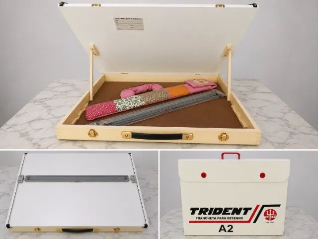 Prancheta para desenho Trident A2 Profissional  - Foto 2