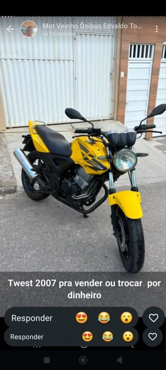 CBX Twister amarelo 2007 - Foto 2