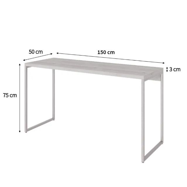 Escrivaninha Branca 150 cm Mobly