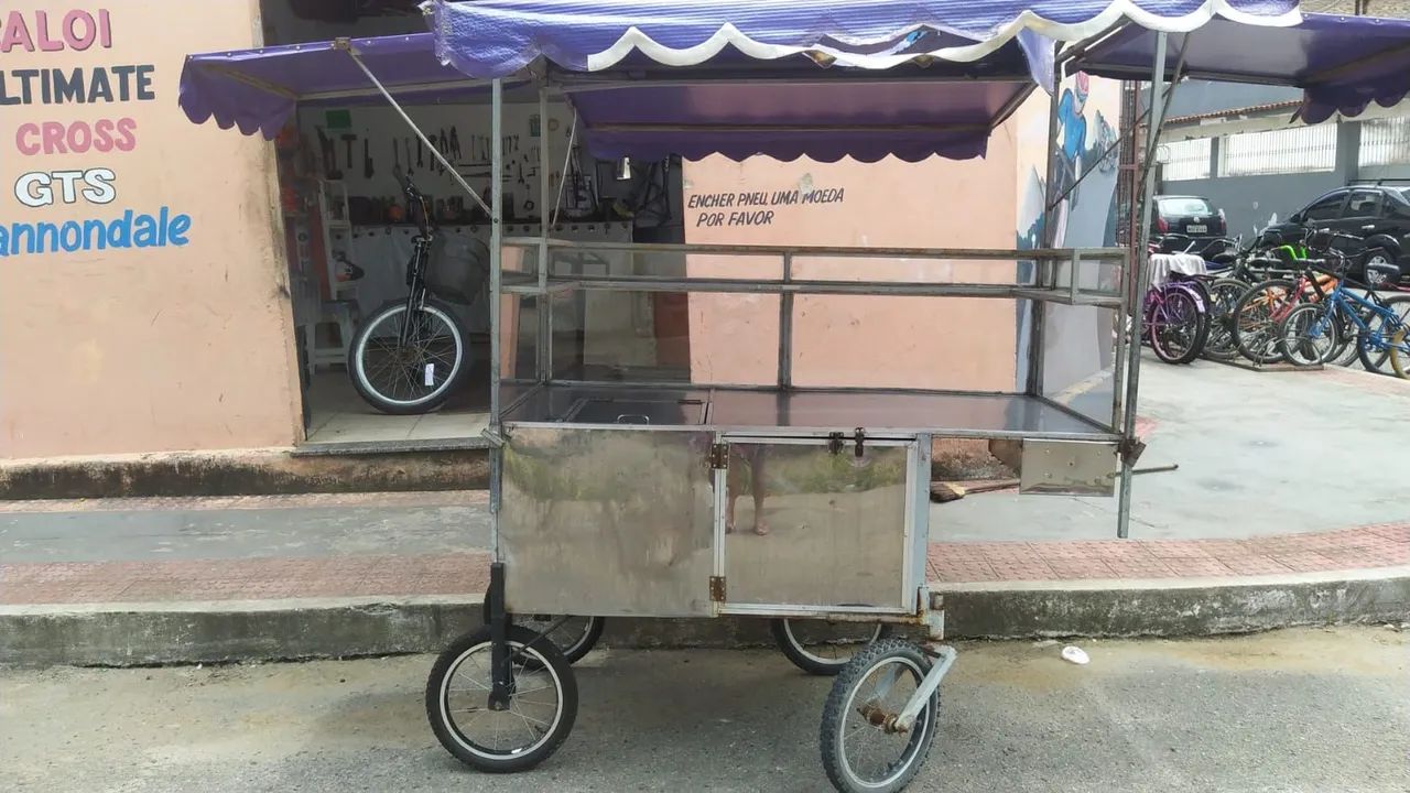 Carrinho de lanche e açaí 