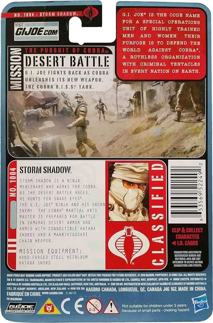 Gi Joe Storm Shadow - Foto 4
