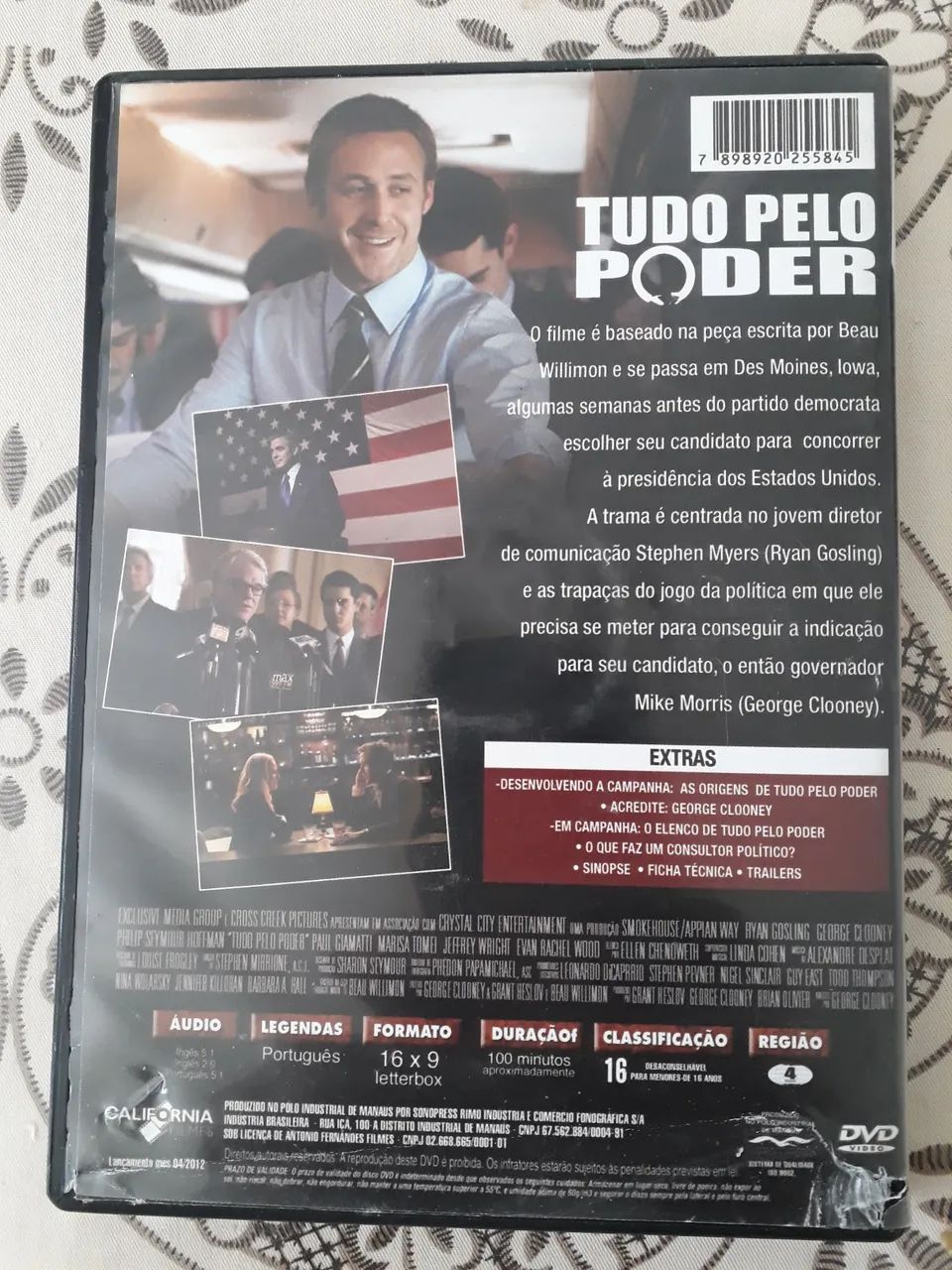 DVD TUDO PELO PODER 4 INDICAÇÕES AO OSCAR - Foto 3