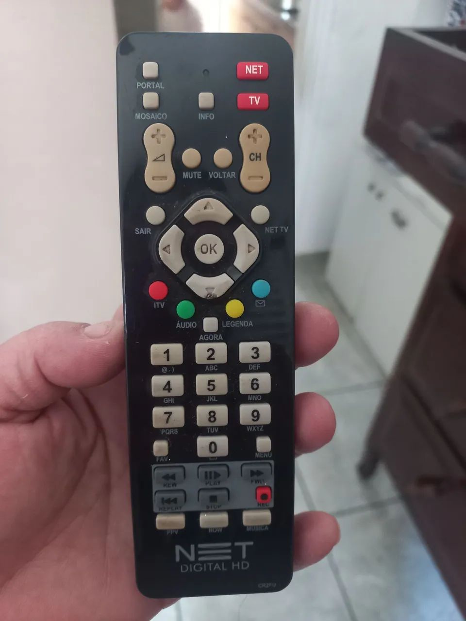 Controle net funcionando 