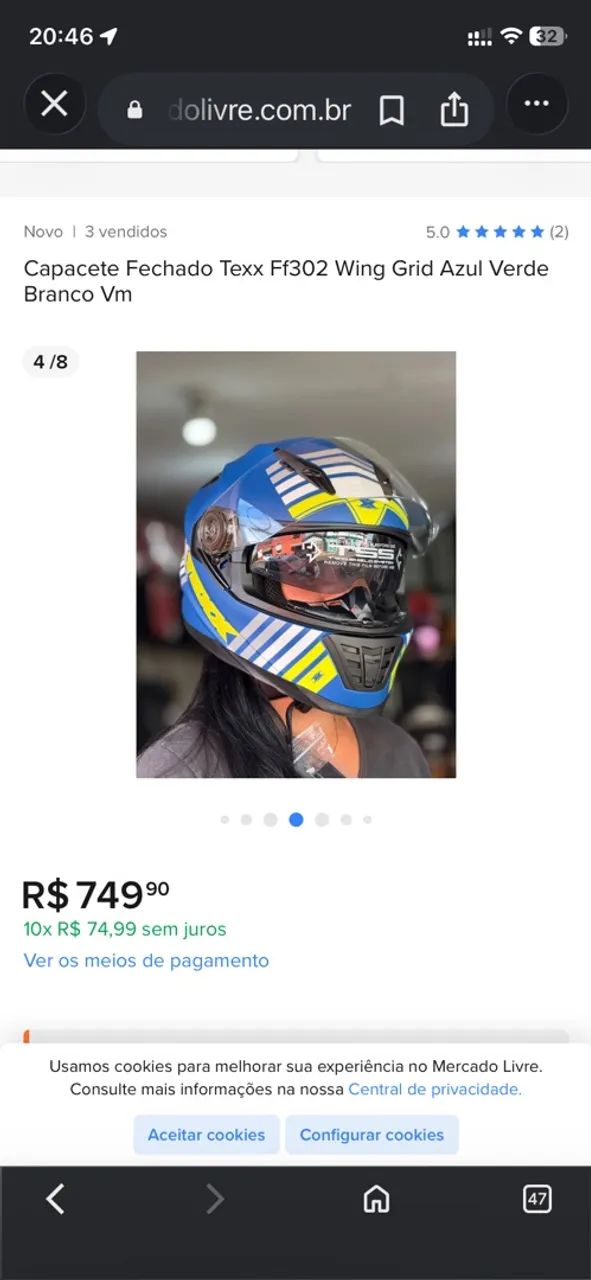 Capacete texx n62 - Foto 4