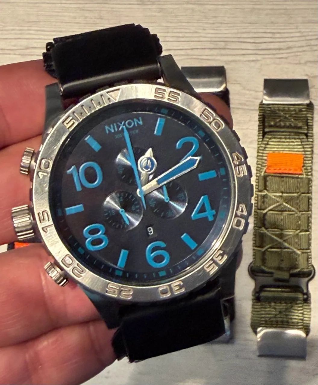 Pulseira relógio Nixon velcro