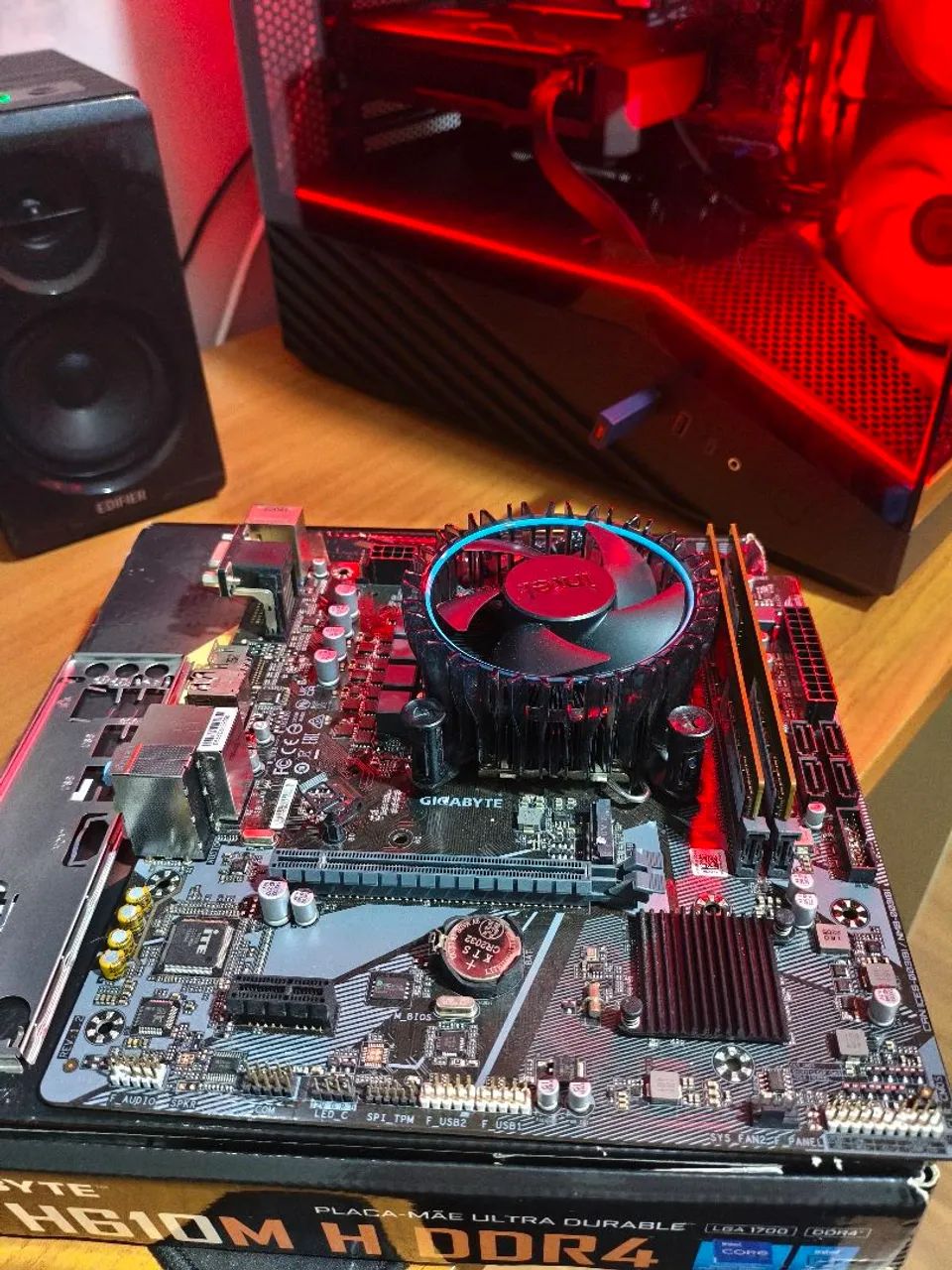 KIT INTEL I3 13100F - 16GB - GIGABYTE H610M - Foto 4