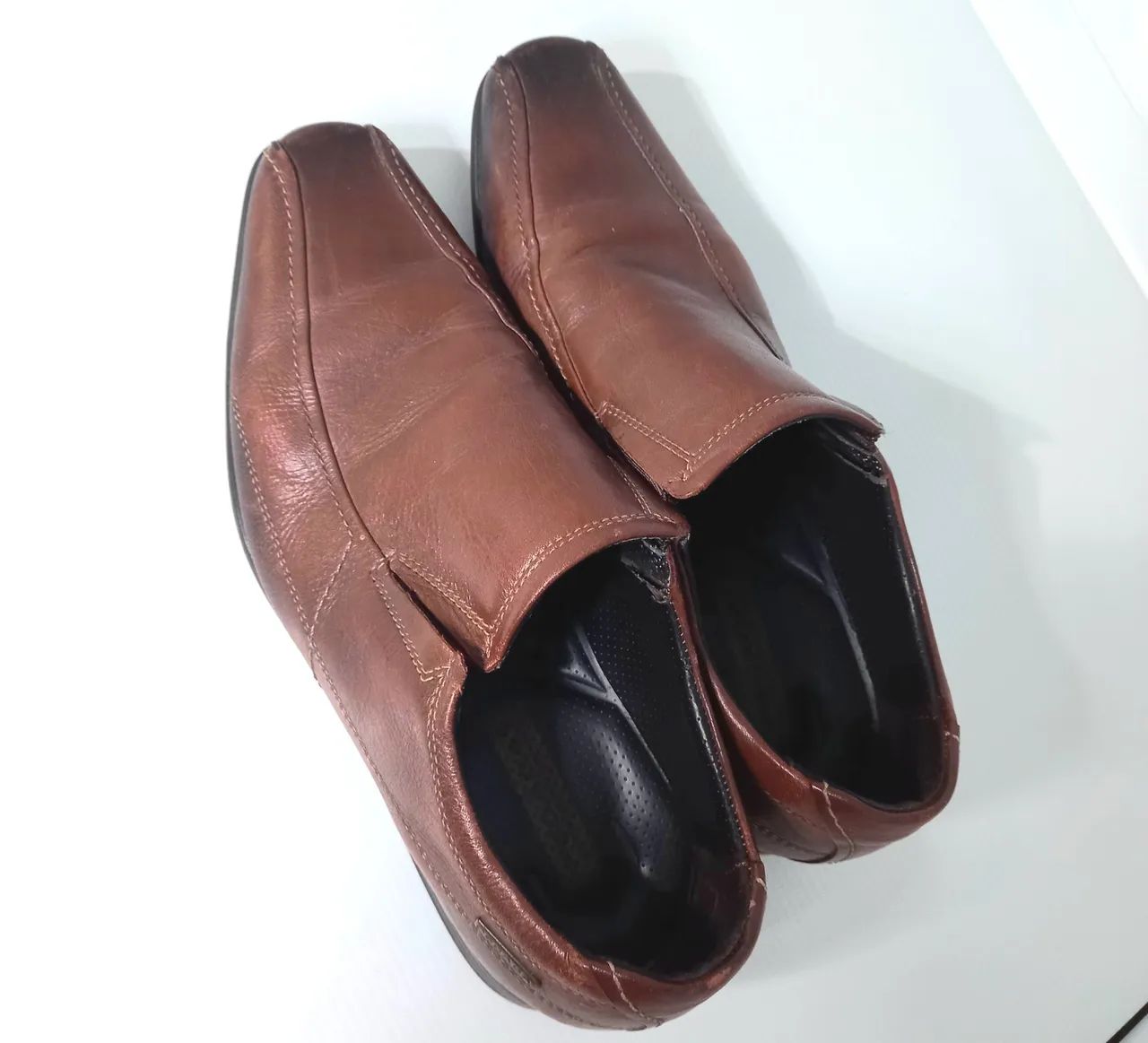 Sapato Loafer Masculino 40 Pegada Marron - Foto 3