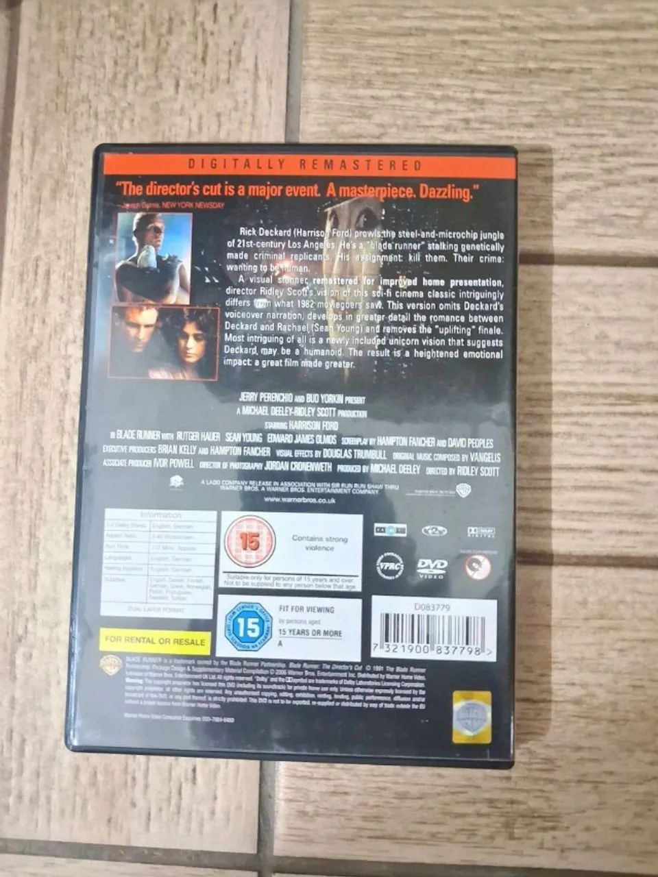 dvd blade runner the director's cut importado - Foto 2