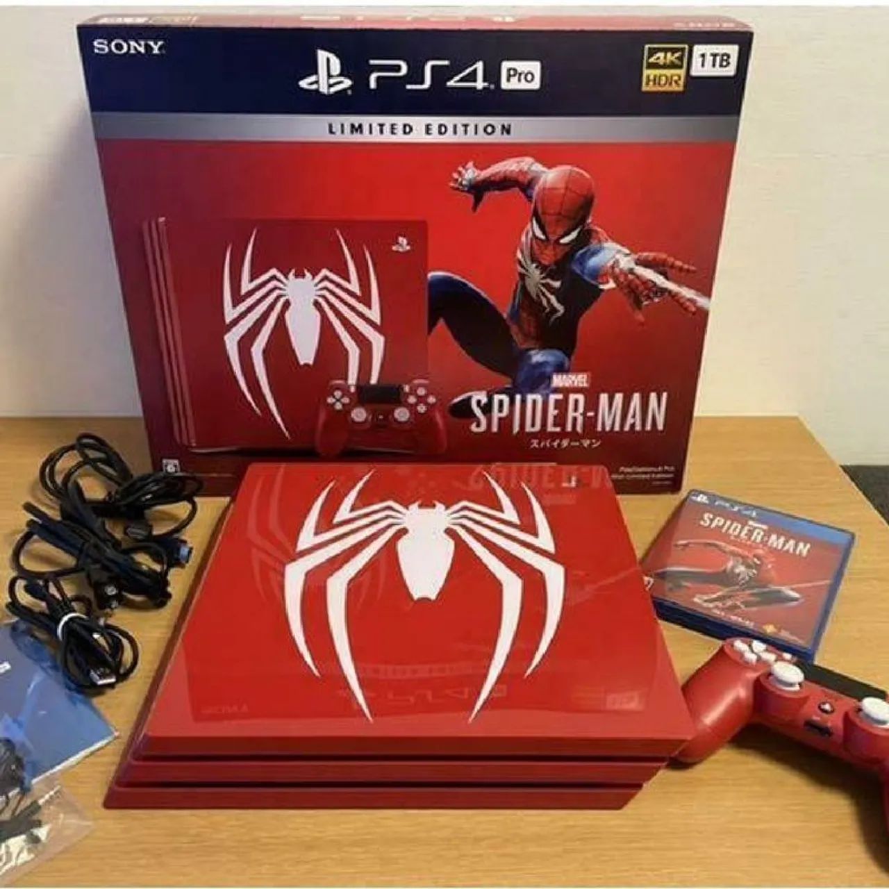 PS4 PRÓ 1TB SPIDER-MAN LIMITED EDITION