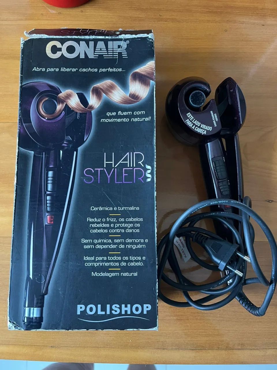 Modelador de cachos conair Polishop