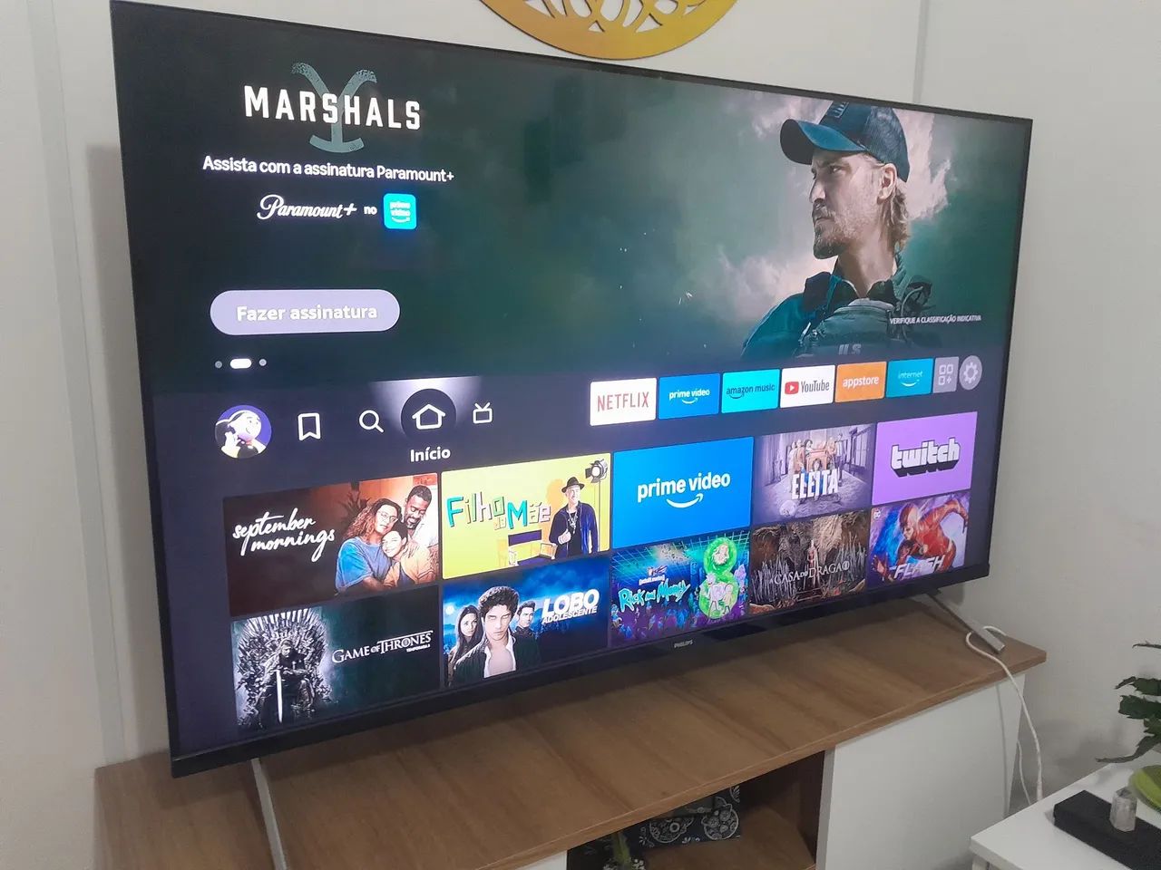 TV Philips 50 polegadas 4k. Apenas retirada.  - Foto 2