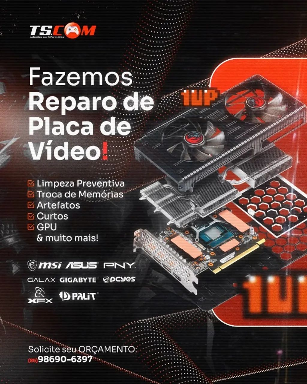 Reparo de Placa de Vídeo