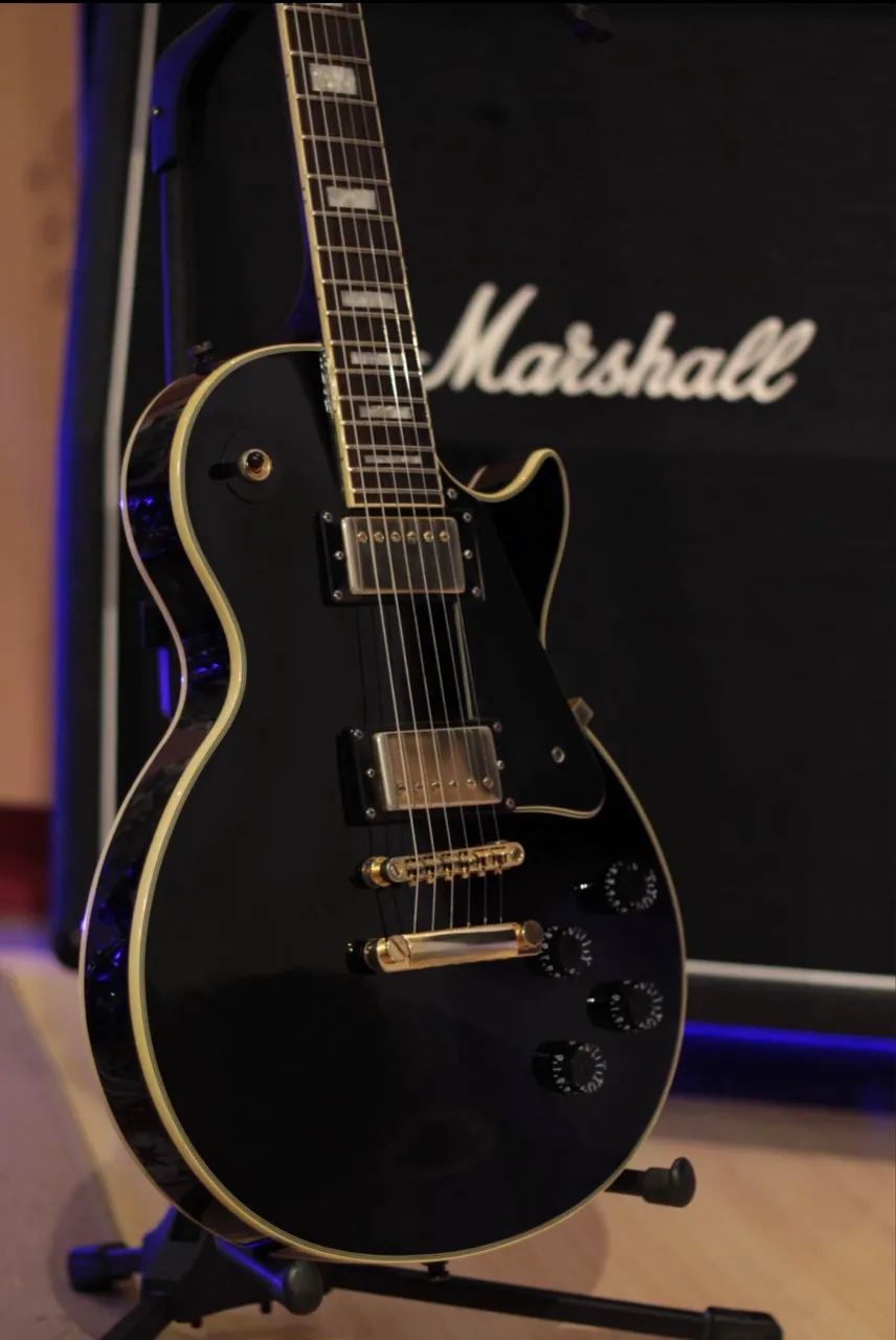 Epiphone Les Paul Custom Black - Instrumentos musicais - Dom Bosco