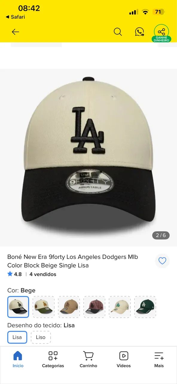 Boné New Era Los Angeles Dodgers  - Foto 2
