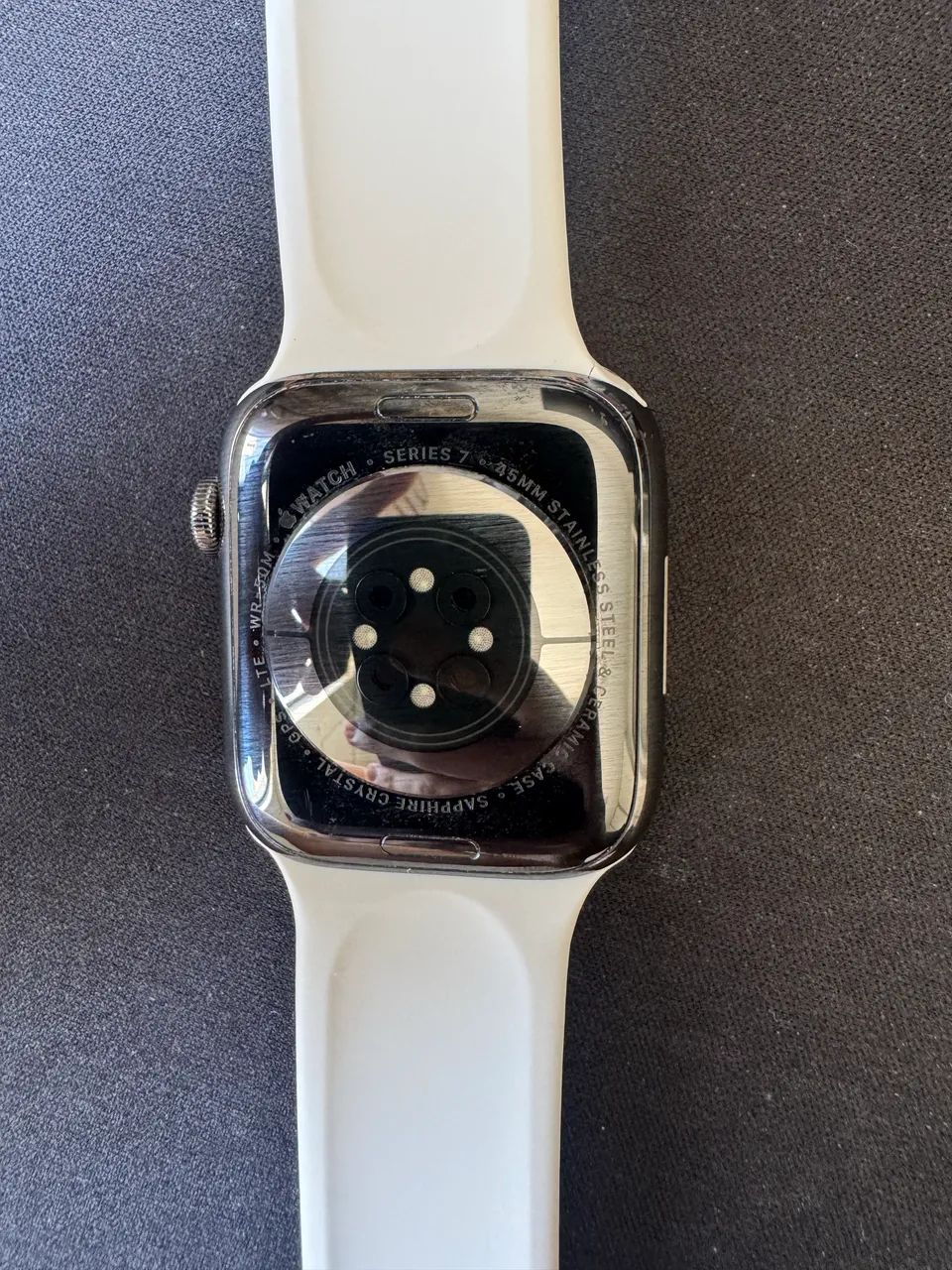 Apple Watch Series 7 - Aço inox - 45mm - Foto 5