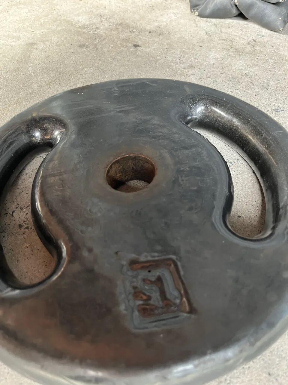 Par Anilha de ferro 15kg