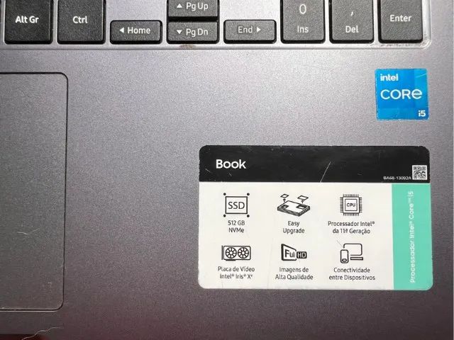 Notebook Samsung Book i5 de 11ª Geração - Foto 3