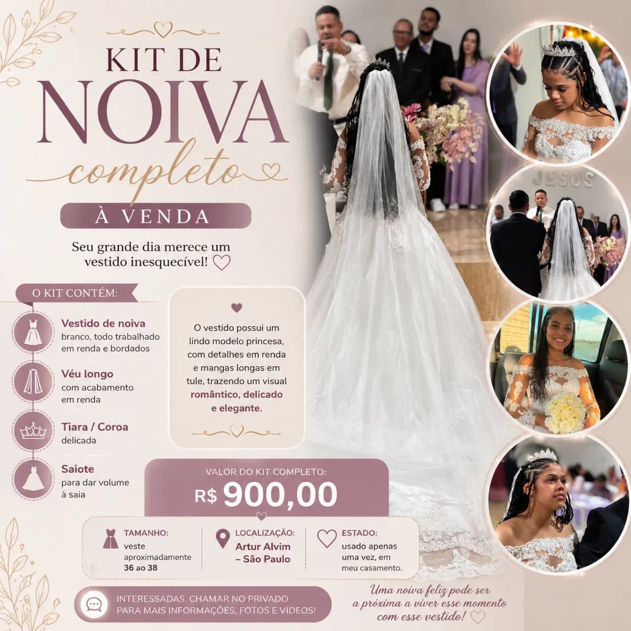 KIT DE NOIVA COMPLETO