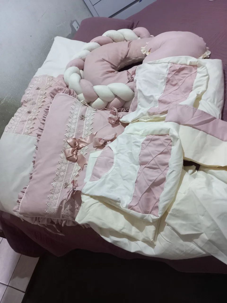 Protetor de berço menina  - Foto 4