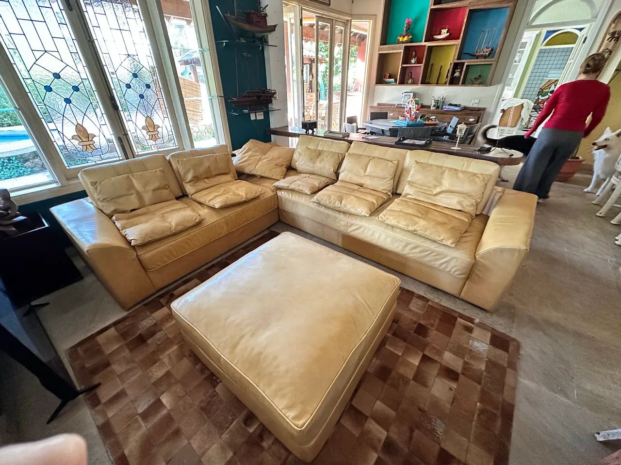 Sofa de couro legítimo  - Foto 2