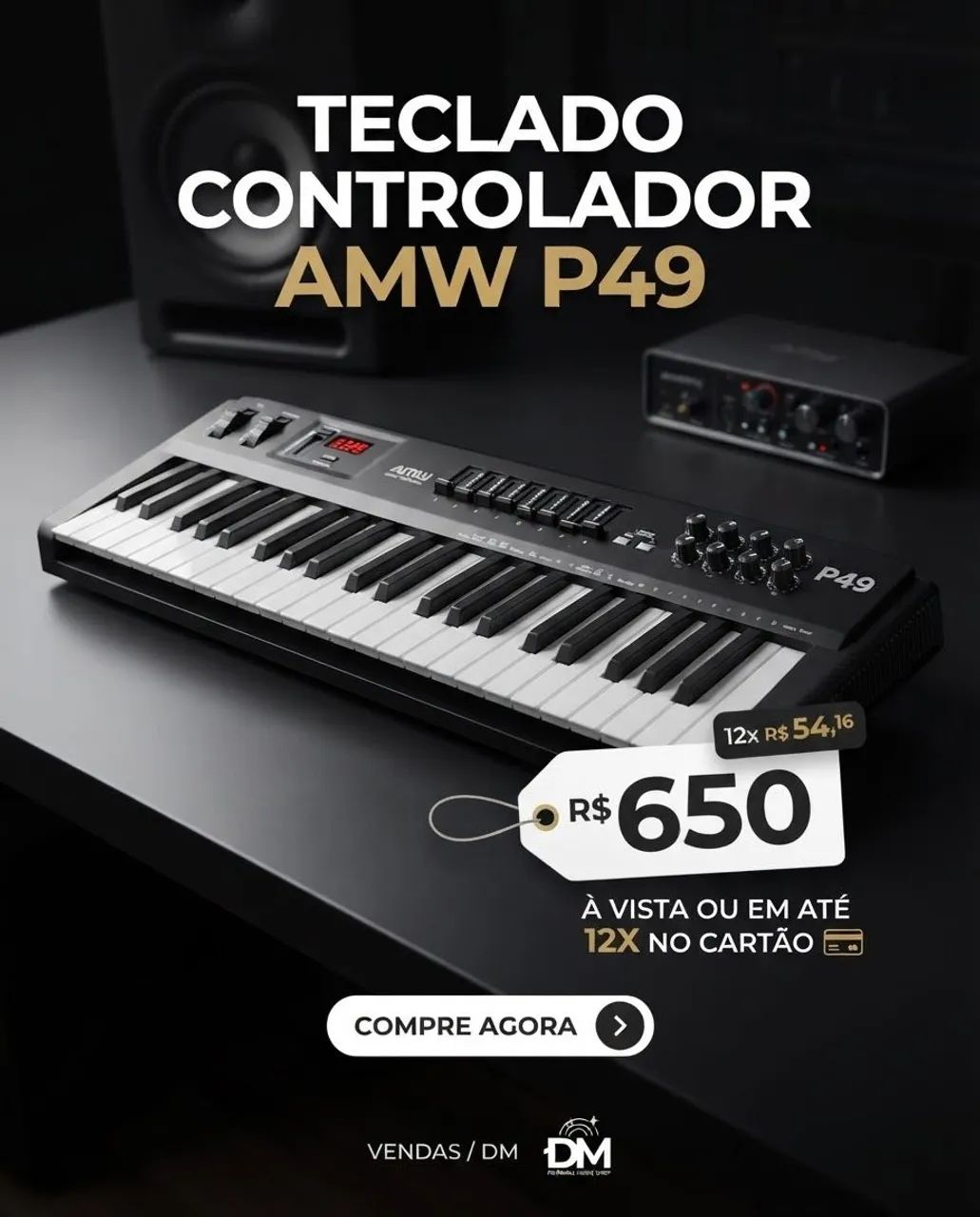 Teclado controlador AMWP49 