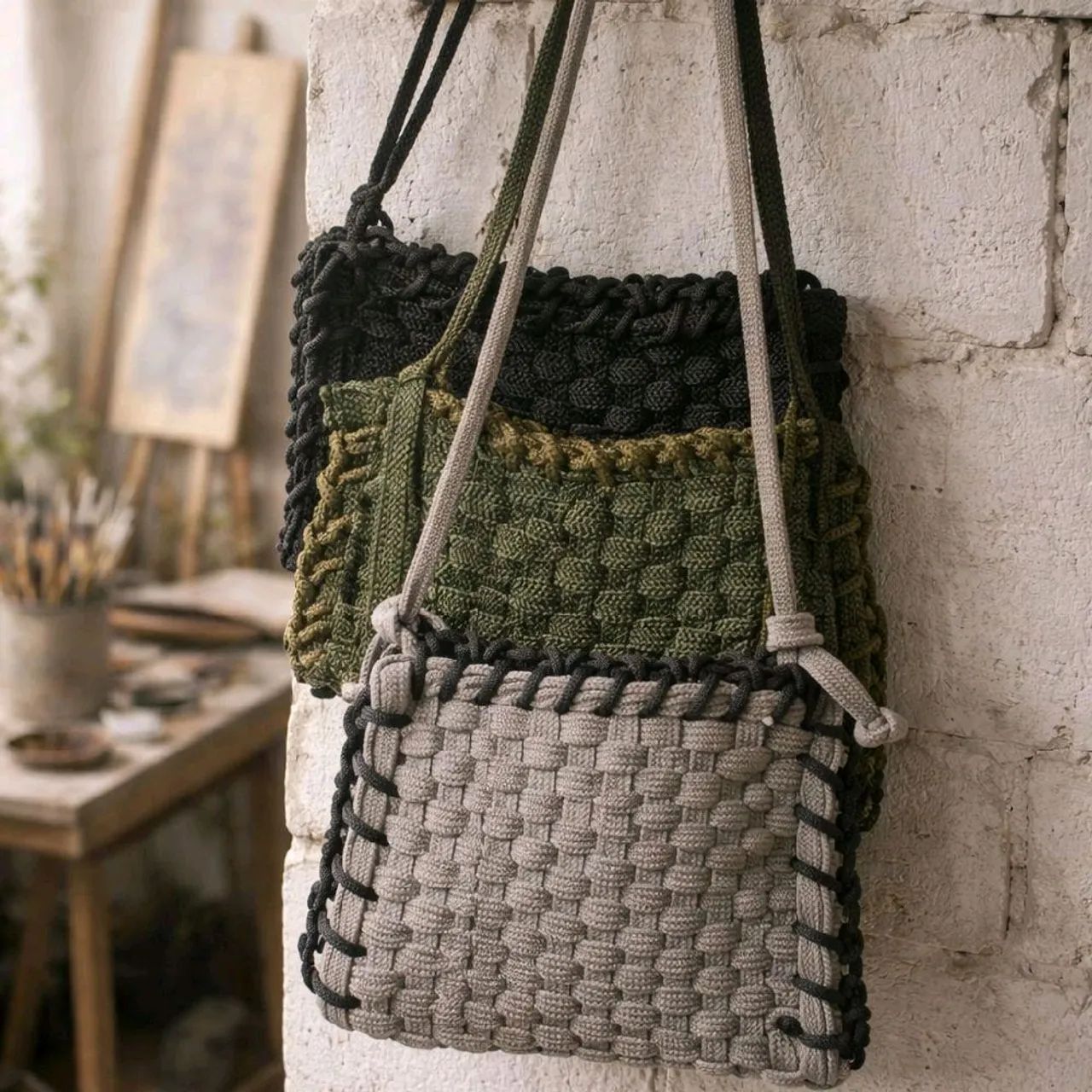 Bolsa em corda náutica  - Foto 2