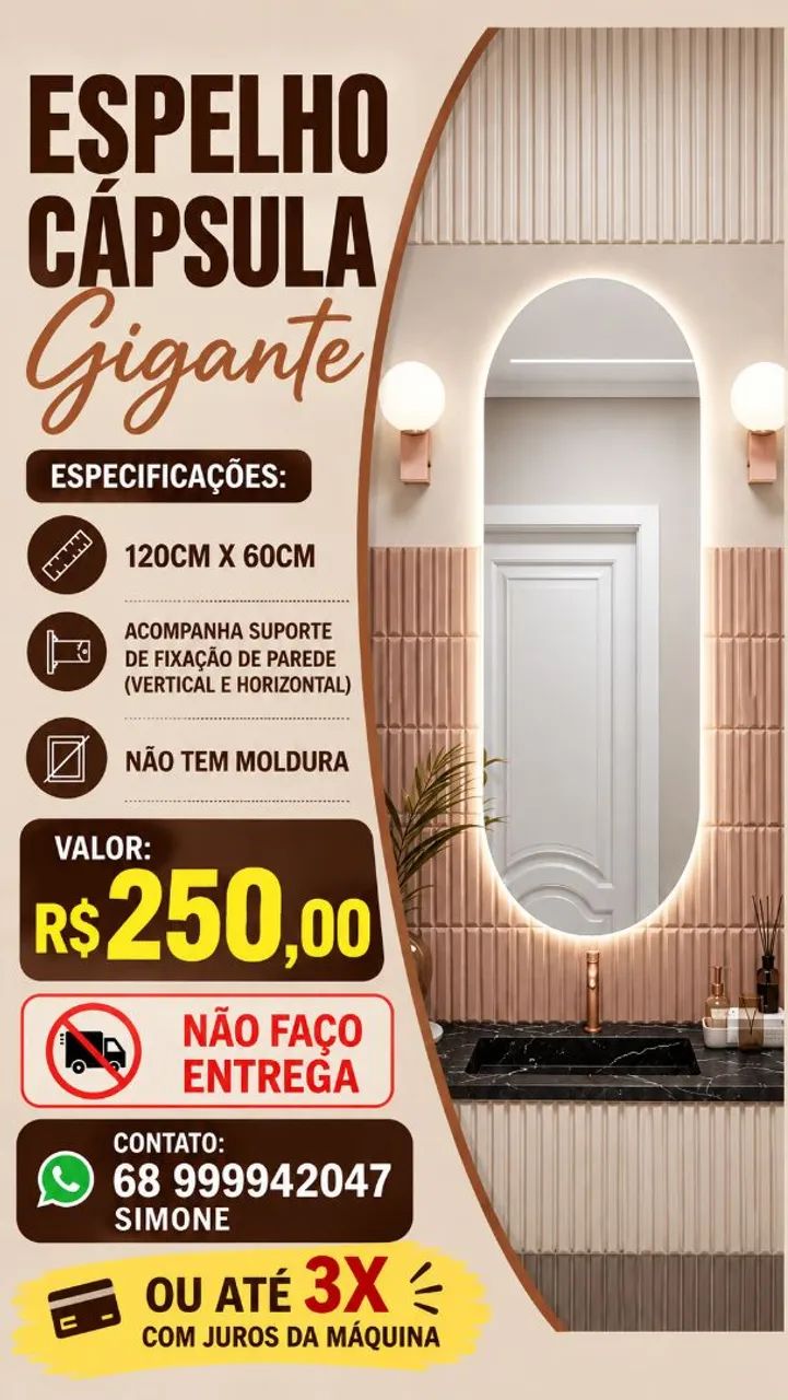 Espelho Cápsula 
