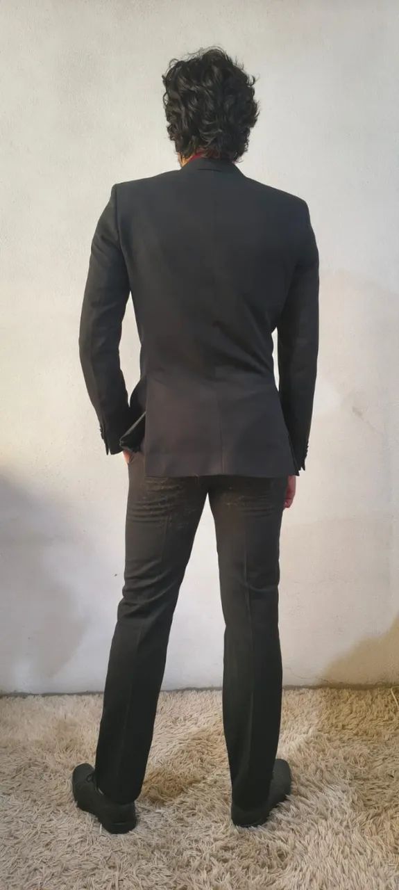 Terno Masculino Windsor Completo - Blazer 46 e Calça 40 (Impecável) - Foto 2