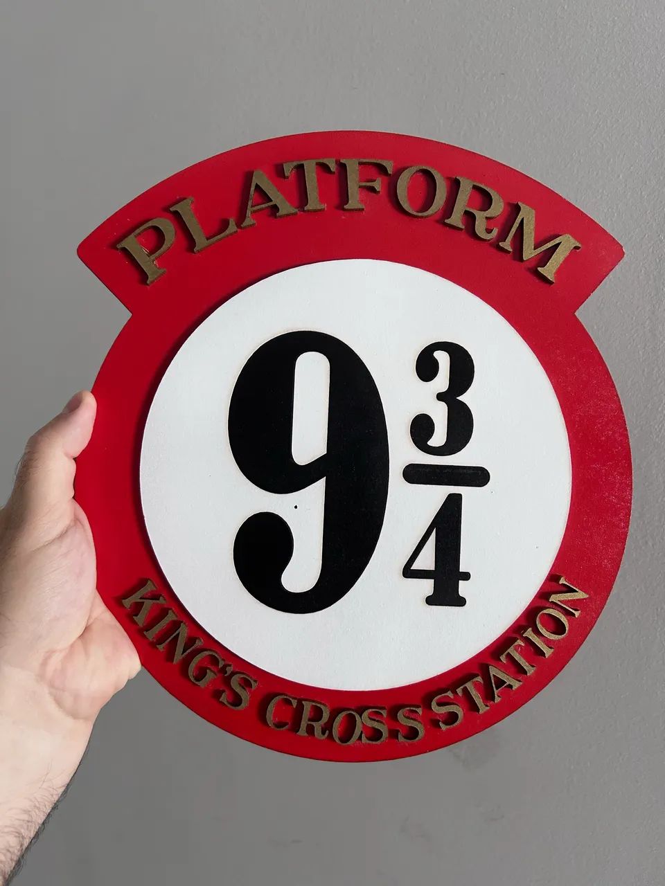 Harry Potter - Placa Plataforma 9 3/4 - Foto 3